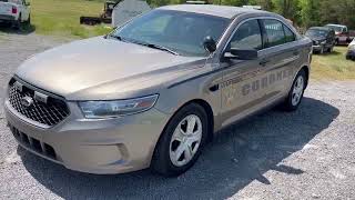 LOT 11 - Police Car 2013 Ford Taurus Wealth
