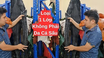 Thắt Lưng Da Cá Sấu Thì Không Có Loại 1 Lớp || Xem Video Xưởng Cá Sấu Konavis để Biết