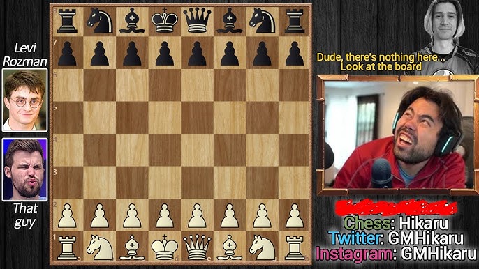 Hikaru Roasts Levy Rozman of GothamChess Fame 