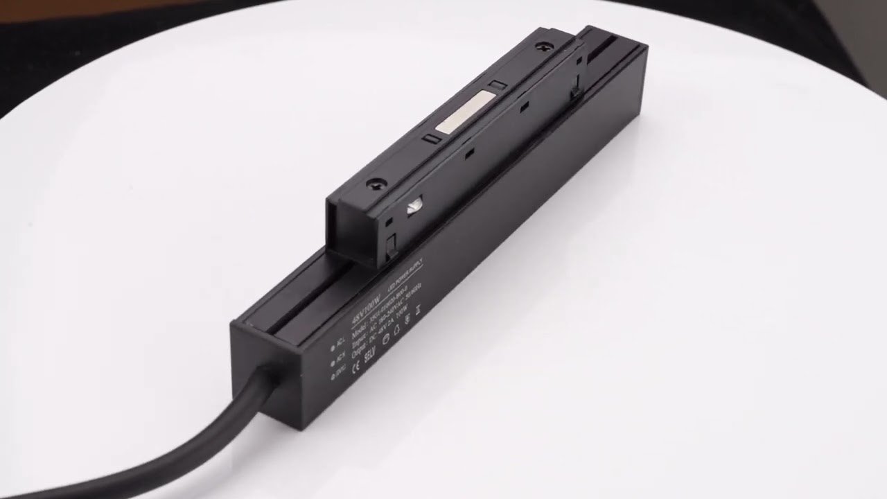 Magnetic track light driver