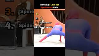 Ranking Funnest Spiderman Fails