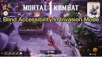 Mortal Kombat 1 Invasion Mode Accessibility | First Blind Accessibility Tutorial