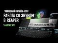 Работа со звуком в Reaper. Гибридный курс. Занятие №1. Артур Орлов