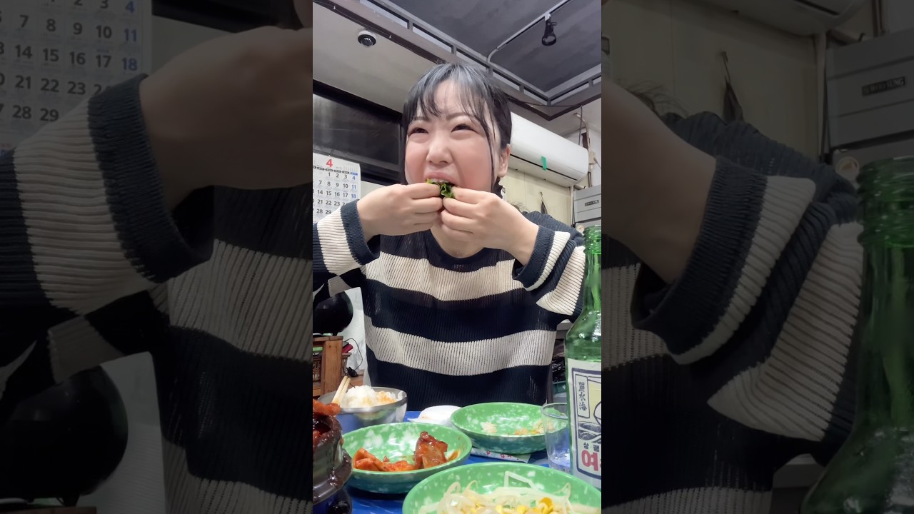 일본인이 여수에서 만난 갈비찜ㅠㅠ #일본여자 #술먹방 #갈비찜 #소주 #여수여행