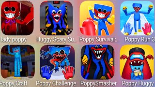 Craft Poppy Rope,Poppy Challenge,Poppy Smasher,Poppy Run 3D,Poppy Huggy Escape,Huggy Scary Survival screenshot 3