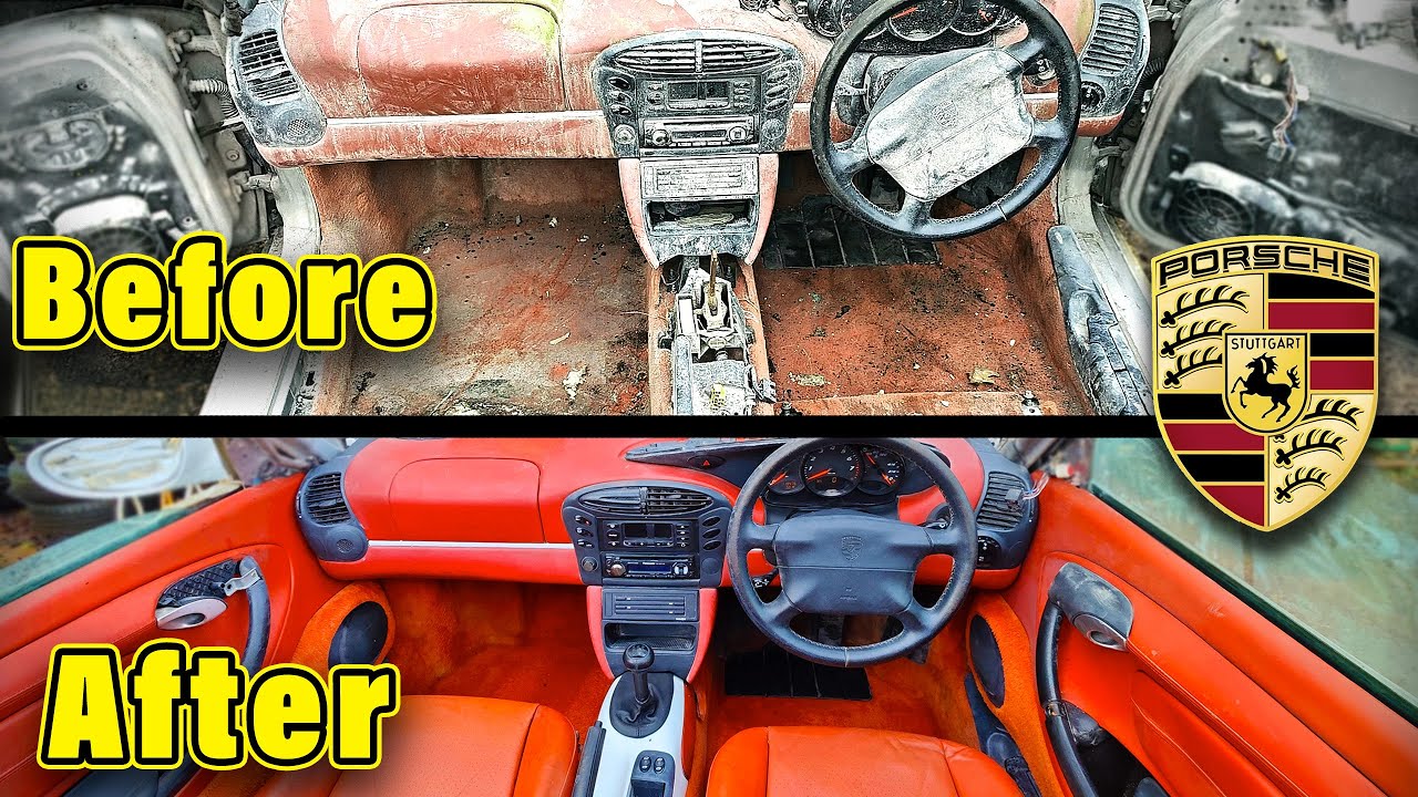 How I Cleaned the Interior on the Worst Porsche Boxster in the World.
