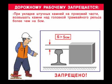 Инструктаж по охране труда Дорожный рабочий