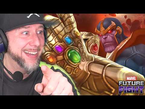 THANOS WORLD BOSS RAID IS INSANE Marvel Future Fight
