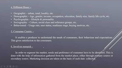 TYBCOM   MARKETING   MARKET SEGMENTATION