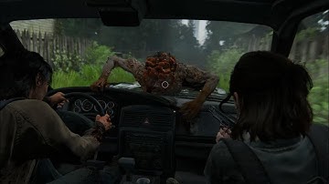 Ellie & Jesse Car Chase Scene - The Last of Us Part II