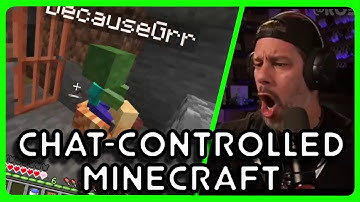SOME OF YOU ARE TERRIBLE PEOPLE (Chat-Controlled Minecraft)