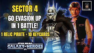 Dominate Sector 4! Obtain the Pirate Feat with only 1 Relic Character! 60 Evasion Up in 1 Battle! screenshot 2