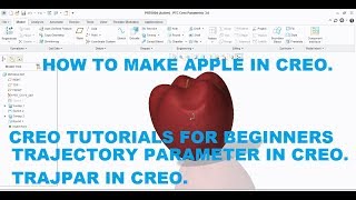 Apple in Creo./ How to make Apple in Cero./Creo Tutorial in Hindi