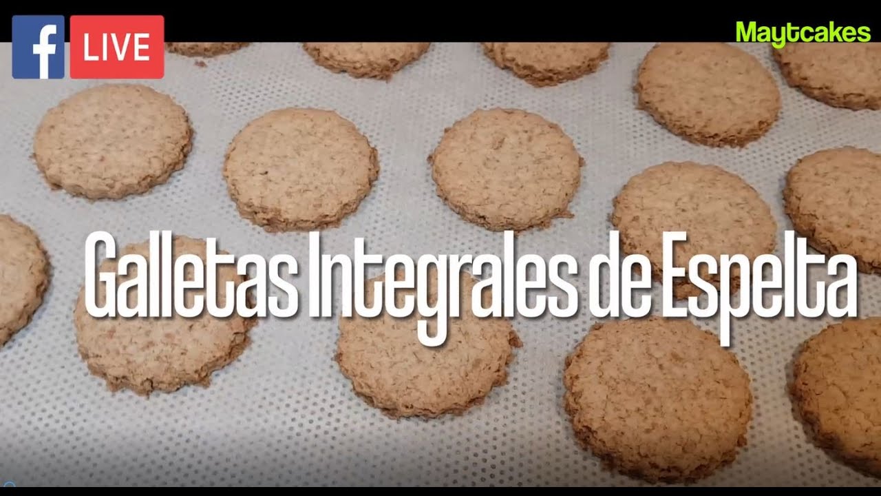 Cookies de Espelta Integrales - Unas galletas deliciosas y supersaludables