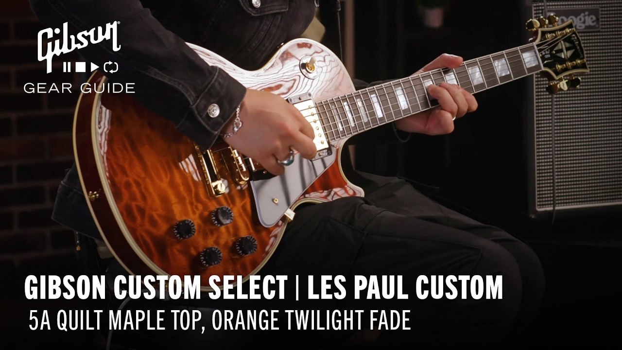 NEW Gibson Custom Select Les Paul Custom, 5A Quilt Maple Top
