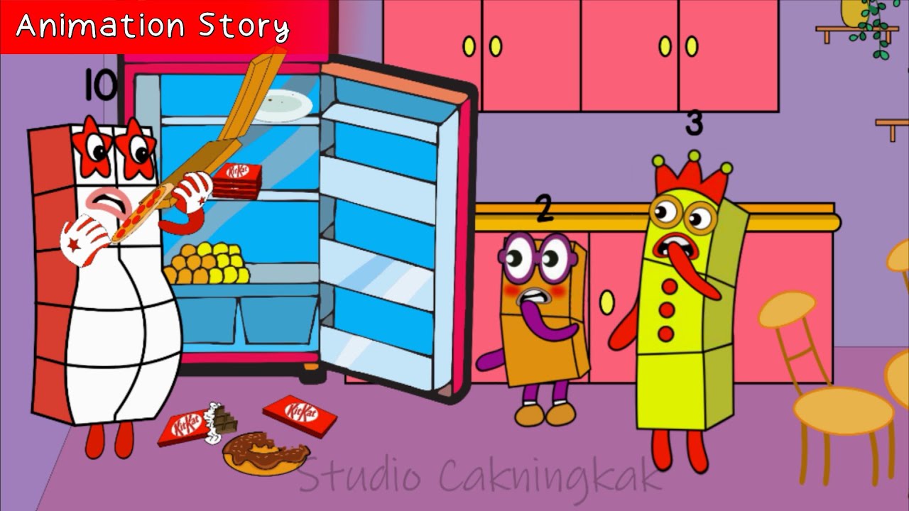 [ANIMATION STORY] No No, NB 10! Don't eat too much, your stomach is ...