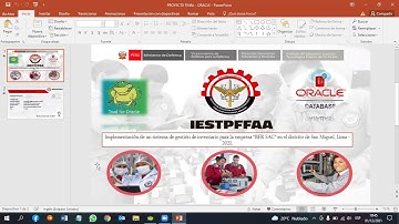 PROYECTO FINAL - IMPLEMENTACION DE UNA BASE DE DATOS EN ORACLE