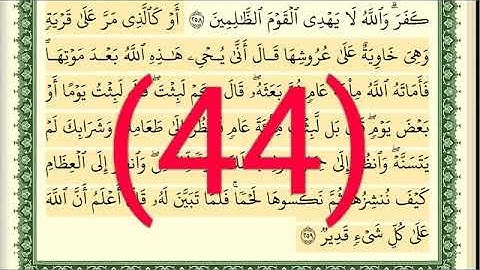 سوره البقرة رقم الصفحة 44 مجود بصوت القارئ الشيخ أيمن سويد حفظه الله