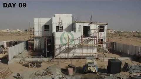 Using EPS 3D panels to build houses in short days