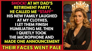 SHOCK! My Dad Pretended Not To Know Me At His Retirement Party — Then I Took the Mic...