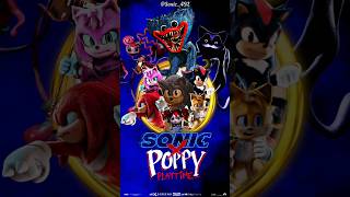 Making a Sonic X Poppy Playtime Movie poster crossover (Fan poster)