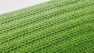 How To Crochet FAST and EASY Double Crochet Duo Stitch
