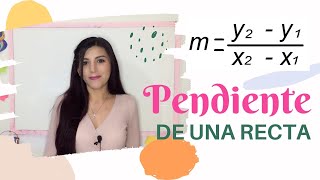 Pendiente e inclinación de una recta