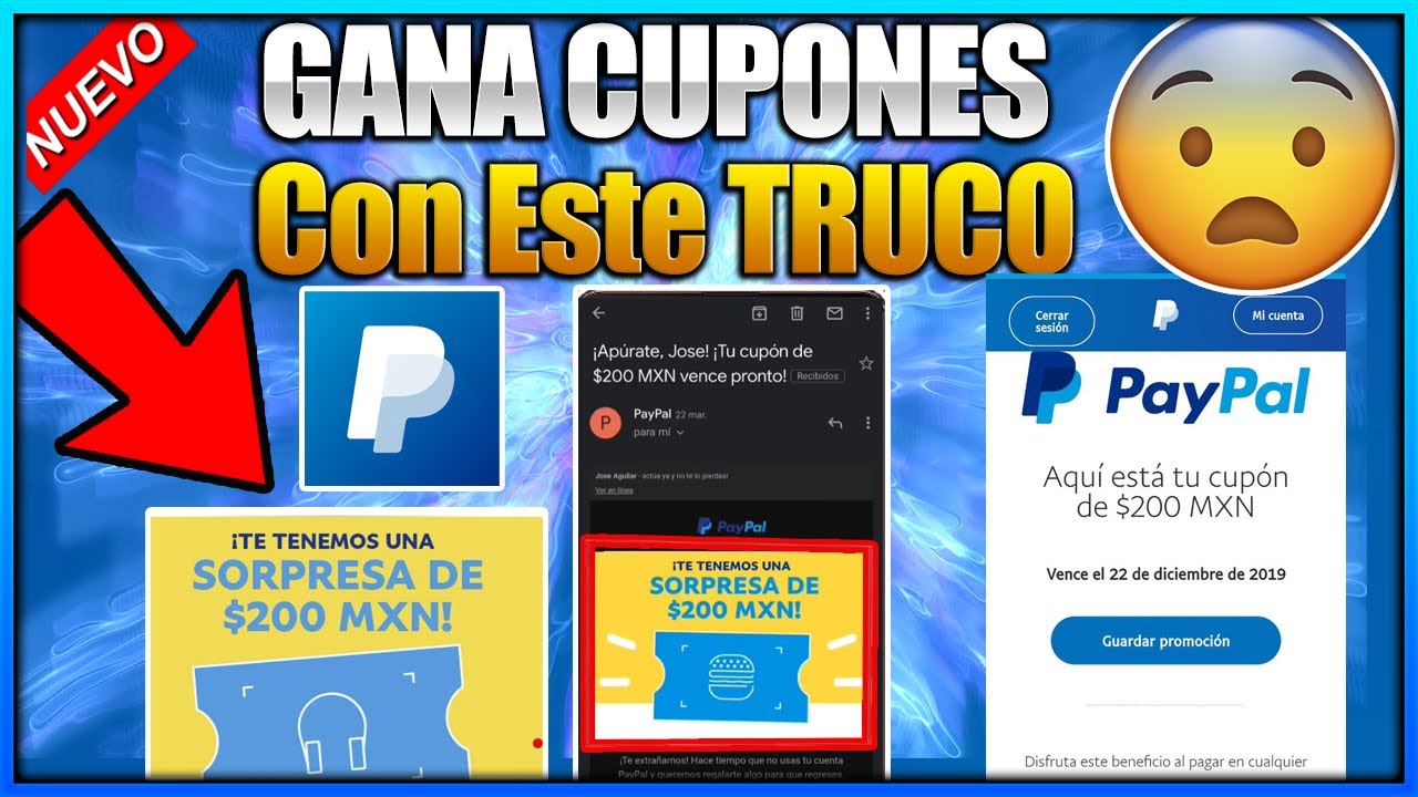 🔴🔥 Como OBTENER CODIGOS PayPal $200 MXN | GRATIS | Nuevo TRUCO Cupones diarios【 JULIO 2022 】