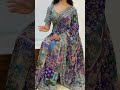 ROYAL MULTICOLOR SAREE GLAM 👑💖✨ Heavy Embroidered Wedding Guest Look 2026 💃 #shorts #sareelook