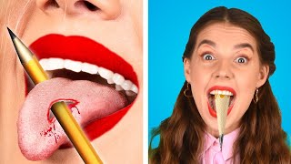 Sneak FOOD into CLASS || Funny School Situations & Ways to Sneak Anything Anywhere by Crafty School