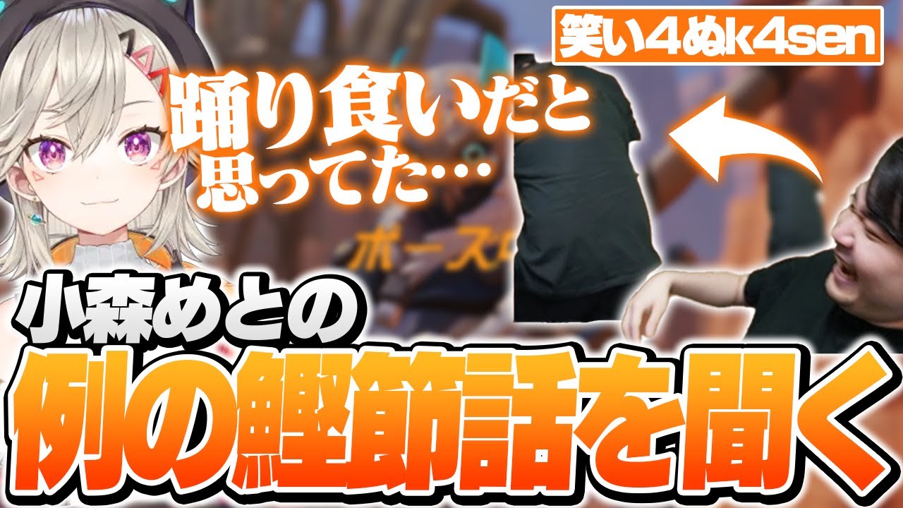鰹節は生きていると思っていた小森めとに笑い４にかけるk4sen【オーバーウォッチ 2】