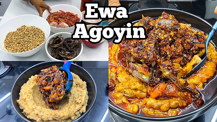 VERY SIMPLIFIED EWA AGOYIN AND AGOYIN SAUCE RECIPE | AGOYIN BEANS AND STEW | DIARYOFAKITCHENLOVER