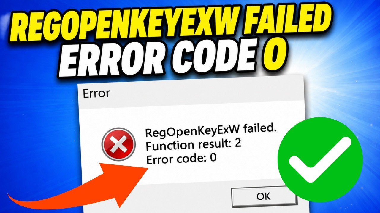 アチゲータ S ホロズレ エラー How To Fix RegOpenKeyExW Failed Error Code 0 in Schedule 1 (2026