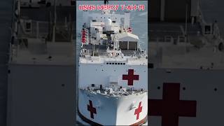 Gigante da Cura! 🏥⚓ USNS Mercy. O colossal navio-hospital que é uma cidade médica flutuante! ✨Lindo.