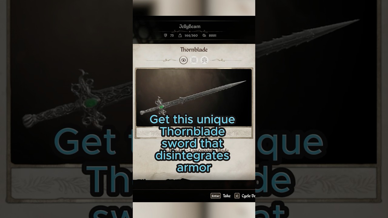 Thornblade or Indarys staff??? Psst the staff is better 