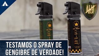 Spray de Gengibre SG 40/JFI 40: Será que funciona?  (Teste e ação)(O Júlio Lobo e o Diego Collector, testaram o tão falado spray de Gengibre! Confira o resultado! Conheça nossa loja: http://www.viadefuga.com Ajude nosso ..., 2015-12-06T03:24:29.000Z)