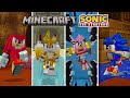 All level stages in minecraft x sonic dlc  minecraft bedrock pc xbox ps4 nintendo mobile