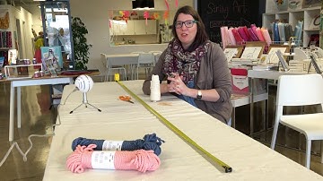How to quickly cut macrame rope