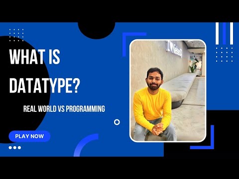 What is Datatype? | Real World Vs Programming| Learn Programming Language with Real world Example|