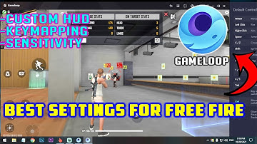 Free Fire Best Settings For Gameloop | Custom Hud & Sensitivity | Headshots settings!!