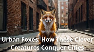 Urban Foxes: How These Clever Creatures Conquer Cities!