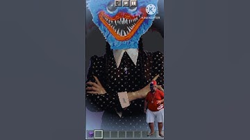 Wednesday+poppy playtime | pixel art | part (((_-_:_-_))) #shorts #minecraft