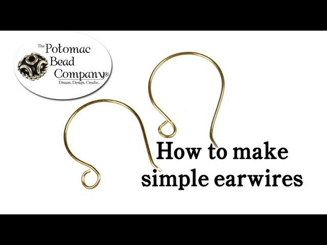 How to Make Earwires from Scratch * Moms and Crafters