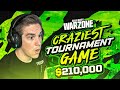 HOW WE CLUTCHED A $210,000 WARZONE TOURNAMENT! INSANE GAME! (Warzone)
