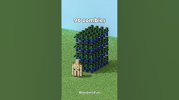 Zombies vs Golem - Minecraft Animation