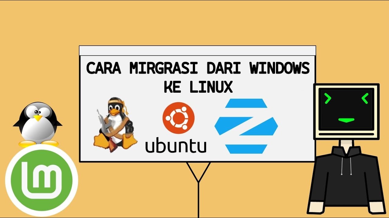 Tutorial Migrasi Dari Windows Ke Linux Paling Mudah - YouTube