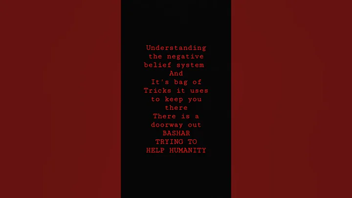 😍Bashar- the TRICKERY of the - "Negative thought Mechanism- & a way one may overcome it🌈