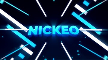Nickeo - After Effects [Paid $15.00] Insane Custom Blue 2D Intro! First time easing sync.