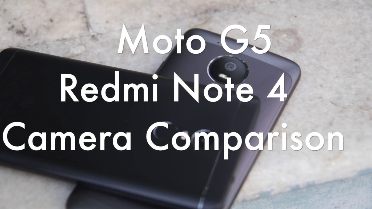 Moto G5 vs Redmi Note 4 Camera Comparison