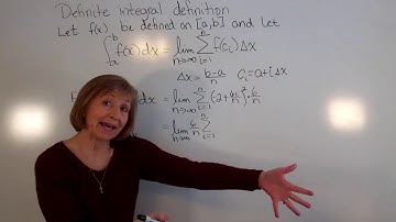 Evaluating the definite integral using the limit definition